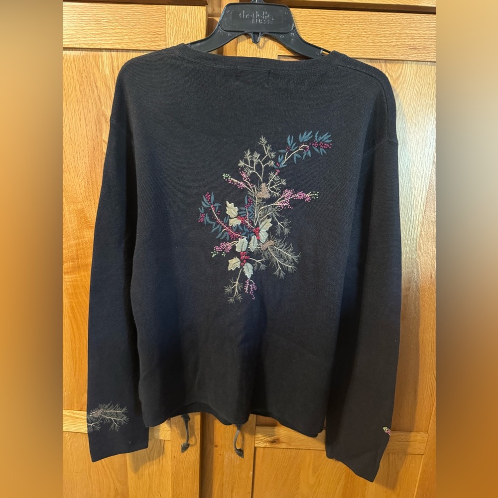 Embroidered Christmas Sweater